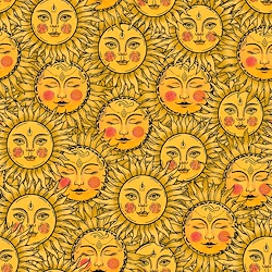 Yellow - Sun Faces